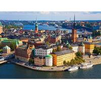Puzzle en Bois pour Adultes, Belle Vue sur Stockholm, Paysage Urbain De Renommée Mondiale, Jouets éducatifs pour Enfants, 1500
