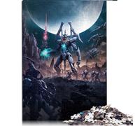 Puzzle en Bois pour Adultes, Dieu de la Guerre de l'enfer, 1000 pièces, pour Enfants à partir de 12 Ans, 50x75cm