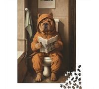 Puzzle en bois pour adultes et adolescents (à partir de 12 ans), 1000 pièces (38 x 26 cm)