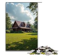 Puzzle en Bois pour Adultes Ferme au Loin 1 000 pièces pour Adultes et Enfants à partir de 12 Ans 1 000 pièces (75 x 50 cm)