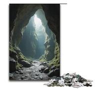 Puzzle en Bois pour Adultes Grotte et étrange Pierre 1000 pièces pour Adultes et Enfants à partir de 12 Ans Jouet éducatif 1000 pièces (38 x 26 cm)