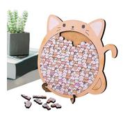 Puzzle En Bois Pour Adultes,Jeux Éducatifs Chat Chien | Puzzle Irrégulier Chat Chien Jeux De Fêtes,Pour Adultes Maison Camping Anniversaire Noël Vacances Soirée Familiale
