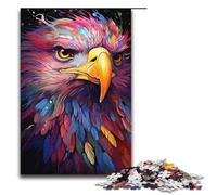 Puzzle en Bois pour Adultes Motif Aigle Exotique coloré 1 000 pièces pour Adultes et Enfants de 12 Ans et Plus 1 000 pièces (38 x 26 cm)