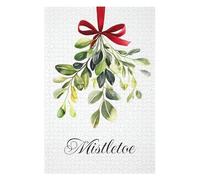 Puzzle en Bois pour Adultes, Motif Christmas Mistletoe, 1000 PCS