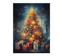 Puzzle en Bois pour Adultes, Motif Merry and Bright, 500 PCS