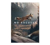Puzzle en Bois pour Adultes, Motif Wild Ambition No Excuses, 300 PCS