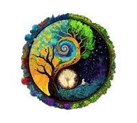 Puzzle en bois pour adultes,Puzzle en bois pour adolescents | Puzzle sur les animaux 'arbre en bois,Ensemble de puzzle éducatif pour la coordination œil-main, puzzles créatifs à donner aux