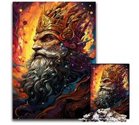 Puzzle en Bois pour Adultes Roi de lUnivers 1000 pièces idéal pour Les Adolescents et Les collectionneurs idéal comme décoration dintérieur ou Cadeau de Voyage 1000 pièces (38 x 26 cm)