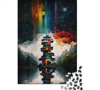 Puzzle en Bois pour Adultes Tetris to Heaven 500 pièces Puzzle rectangulaire Jeu de développement intellectuel 500 pièces (52 x 38 cm)