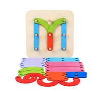 Puzzle En Bois Pour Bébés, Bricolage De Lettres Et De Chiffres, Jouet À Empiler, Jeu De Tri De Couleurs, Jouets Éducatifs Montessori D'Apprentissage