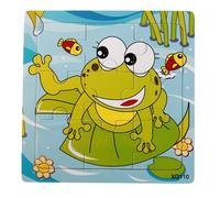 Puzzle En Bois Pour Bébés Et Jeunes Enfants, Apprentissage Des Leçons D'intelligence, Dessin Animé, Girafe, Jouets En Bois