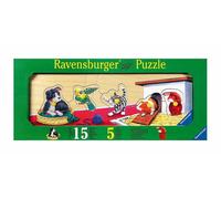 Puzzle en Bois pour Enfants Animaux Chien Lapin Chat Oisea Cochon D'Inde Maison