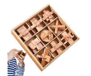 Puzzle en bois pour enfants plug-in jeu de matériel pédagogie forme assemblage ensemble de construction poignée structure jeu de pensée qui favorise la coordination créativité l
