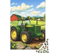 Puzzle en Bois pour Génies 1000 Pièces - Tracteur | Exploration Visuelle Et Mentale, Ambiance Familiale