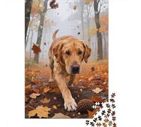 Puzzle en Bois pour Génies Créatifs 1000 Pièces - Labrador Retriever | Libérez Votre Imagination | Cadeau Inspirant pour Esprits Inventifs