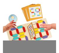 Puzzle en Bois pour, Jeu éducatif pour défi des Chiffres avec Blocs de Construction - Jeu de Blocs Assortis pour l'association, pour Les en Classe, au Bureau et à la Maternelle comme