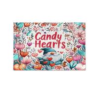 Puzzle en bois pour la Saint-Valentin, fleurs, nain, bonbons, cœurs, activités familiales, jeux de nuit, cadeaux, 500 pièces