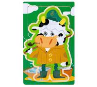 Puzzle en Bois pour, Puzzle Animal pour Jeune Enfant l'observation,