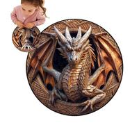 Puzzle En Bois - Puzzle Dragon | Puzzle En Bois De Dragon Mécanique De 150 Pièces, Puzzles Pour Adultes, Artisanat En Bois De Forme Unique pour Anniversaire, Charisme, Année