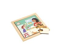 Puzzle En Bois - Puzzle Pour Tout-Petit - Dans La Cuisine - Jeu Montessori