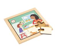 Puzzle en Bois Montessori pour Tout-Petit - Jeu Éducatif à Thème de Cuisine