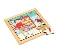 Puzzle en Bois Montessori pour Enfants - Thème Supermarché