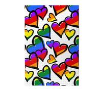 Puzzle en Bois Rainbow Hearts pour Adultes, 1000 pièces