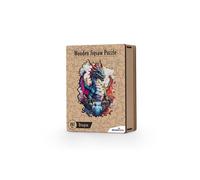 Puzzle en bois Recent Toys Dragon fantastique 287 pièces boîte et support kraft naturel