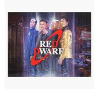 Puzzle en bois Red Dwarf - Équipage 300 pièces 38x26 cm jouet décoration mur