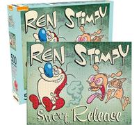 Puzzle En Bois Ren Et Stimpy De 500 Pièces