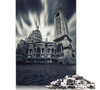 Puzzle en Bois Sacre-Cœur (Verso) - 500 pièces - Jeu de Puzzle pour Adultes - Jouet éducatif et personnalisé - 500 pièces (52 x 38 cm)