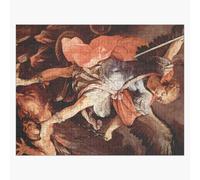 Puzzle en bois Saint Michel Archange (San Miguel Arcangel ) Guido Reni 300 pièces 38x26 cm jouet décoration mura