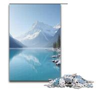 Puzzle en Bois Salt Lake White 1 000 pièces pour Adultes et Enfants à partir de 12 Ans 1 000 pièces (38 x 26 cm)