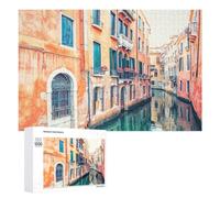Puzzle en Bois Secret Venice pour Adultes, Format 1000 PCS