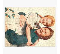 Puzzle en bois Sept épouses pour sept frères 300 pièces 38x26 cm jouet décoration mu