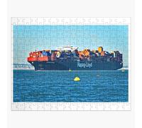 Puzzle en bois Shanghai Express en approche de Southampton 300 pièces 38x26 cm jouet décoration mura