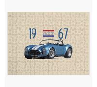 Puzzle en bois SHELBY 427 S/C COBRA ROADSTER 1967 300 pièces 38x26 cm jouet décoration mura
