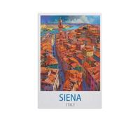 Puzzle en Bois,Sienne, Italie,1000 Pièces Puzzles Jeu De Jouets Interactifs, Scies Sauteuses Classiques(75x50cm)-GB30