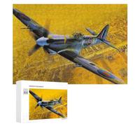 Puzzle en Bois Spitfire FR MkXIV RAF pour Adultes, Format 300 PCS