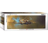 Puzzle En Bois Spitfire Par Barrie Clark Panoramique 1000 Pièces 990Mm X 330Mm
