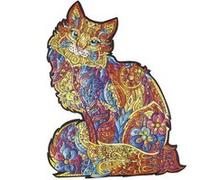 Puzzle en bois - Tendre Chat - 119 pièces