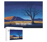 Puzzle en Bois The Dead Vlei Namibia Landscape pour Adultes, 300 PCS