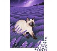 Puzzle en Bois Thématique 1000 Pièces - Chat Exotique Shorthair | Voyage Imaginaire pour Petits Et Grands | Expérience De Montage Immersive