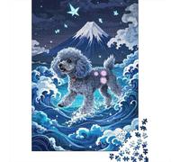 Puzzle en Bois Thématique 1000 Pièces - Poodle | Voyage Imaginaire pour Petits Et Grands | Expérience De Montage Immersive