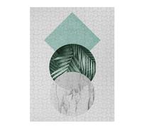 Puzzle en Bois Thématique Tropical Geometry A2 pour Adultes, 500 PCS