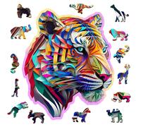 Puzzle en bois Tigre coloré 150 pcs