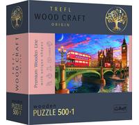 Puzzle en bois Trefl (500+1 pièces) - Westminster, Londres 20155