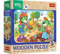 Puzzle en bois Treflings : Rencontre avec la famille Treflik 24 pièces