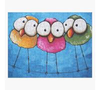 Puzzle en bois Trois grosses dames 300 pièces 38x26 cm jouet décoration mura