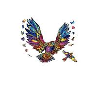 Puzzle GENERIQUE Puzzle en Bois VORMOR Puzzle 3D Forme Animaux Coloré pour Adultes et Enfants - Aigle